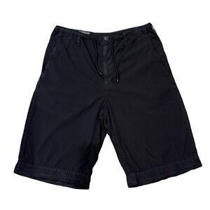 DRIES VAN NOTEN Men's Drawstring Poplin Shorts
Black IT44